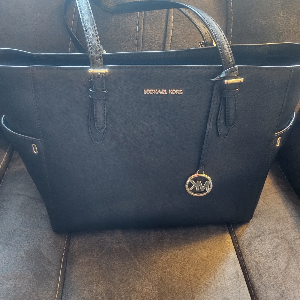 Michael Kors Navy Blue Tote Bag